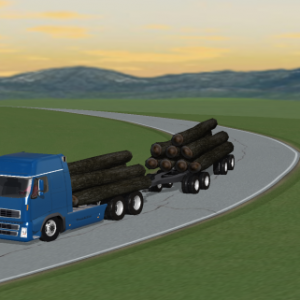 Using heavy vehicle simulation to investigate a logging truck crash in Scandinavia