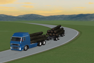 Using heavy vehicle simulation to investigate a logging truck crash in Scandinavia